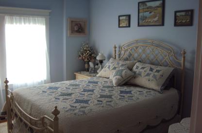 Blue bedroom